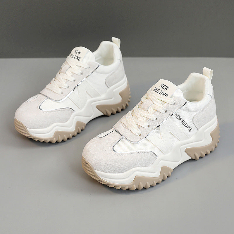Damen Sportliche Chunky Sneakers mit ergonomischer Dämpfung und rutschfester Sohle R&B