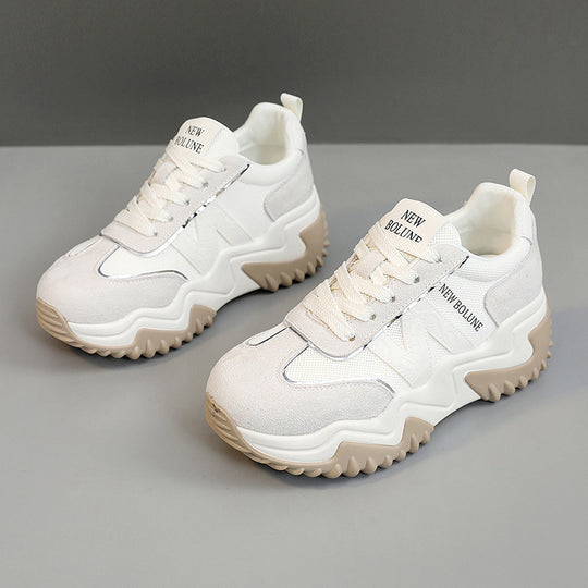 Damen Sportliche Chunky Sneakers mit ergonomischer Dämpfung und rutschfester Sohle R&B