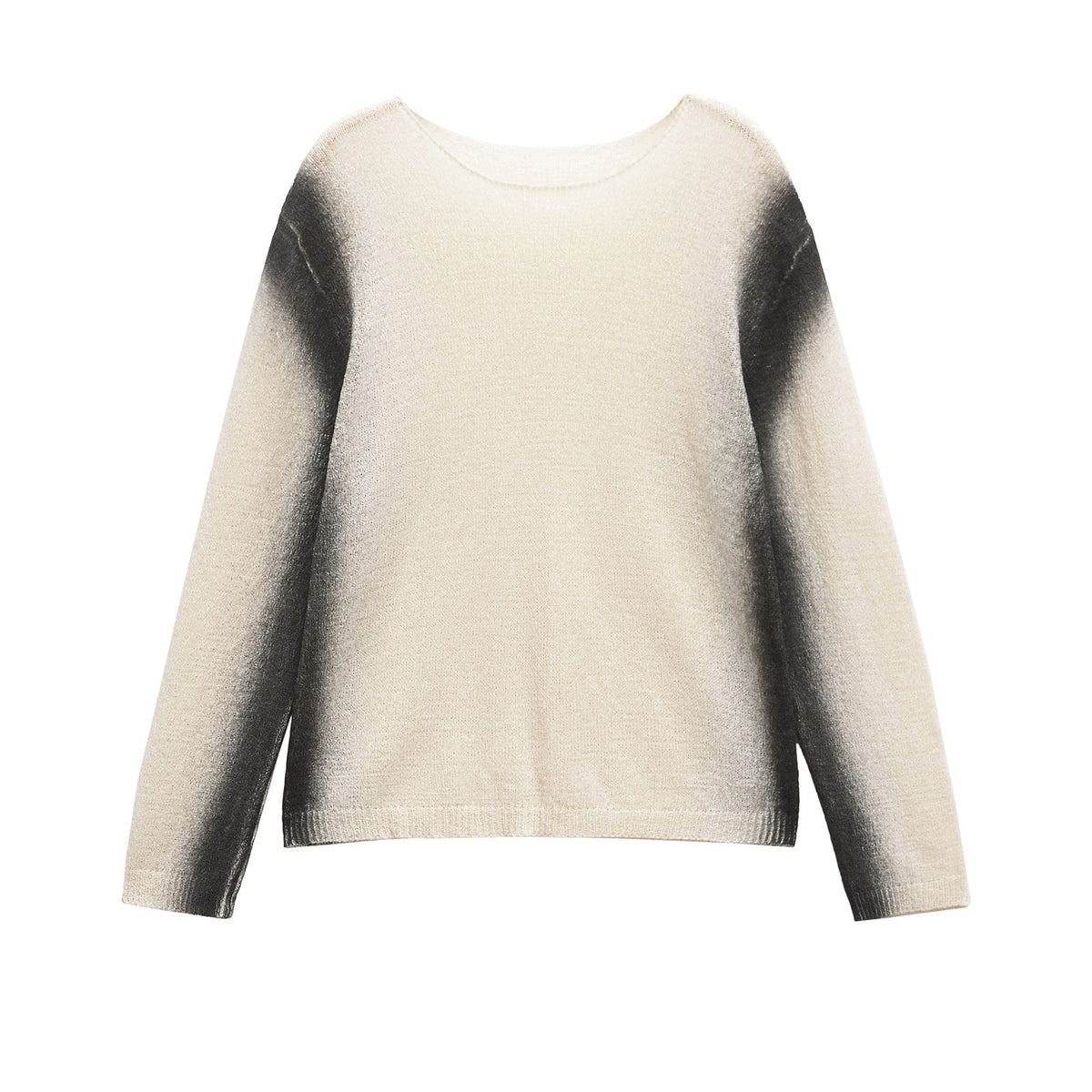 Damen Pullover mit modernem Farbverlauf und feiner Struktur R&B