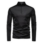 Herren Funktionsshirt mit kurzem Reißverschluss und trockenem Komfort
