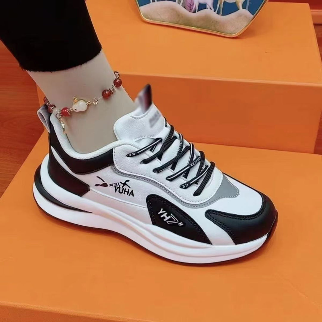 Damen Modische Fitness-Sneaker mit gepolsterter Sohle und atmungsaktivem Obermaterial R&B
