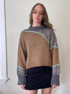 Damen Grobstrickpullover R&B