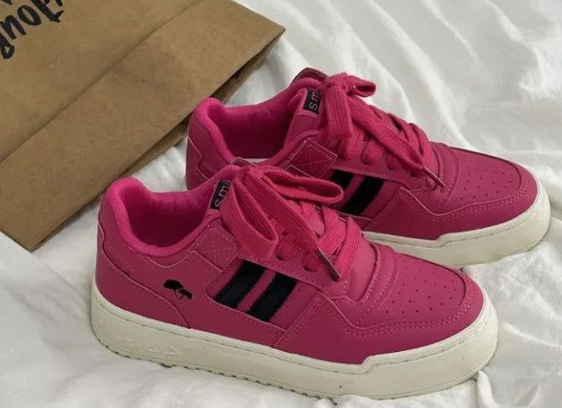 Damen Sneakers mit modischer Oberflächenstruktur und stoßdämpfender Sohle R&B