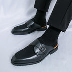 Damen Elegante Clogs mit Gürtelverschluss und gepolsterter Innensohle R&B