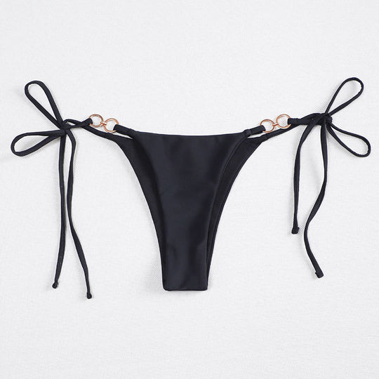 Damen Bikinislip mit verspieltem Schnürdetail R&B