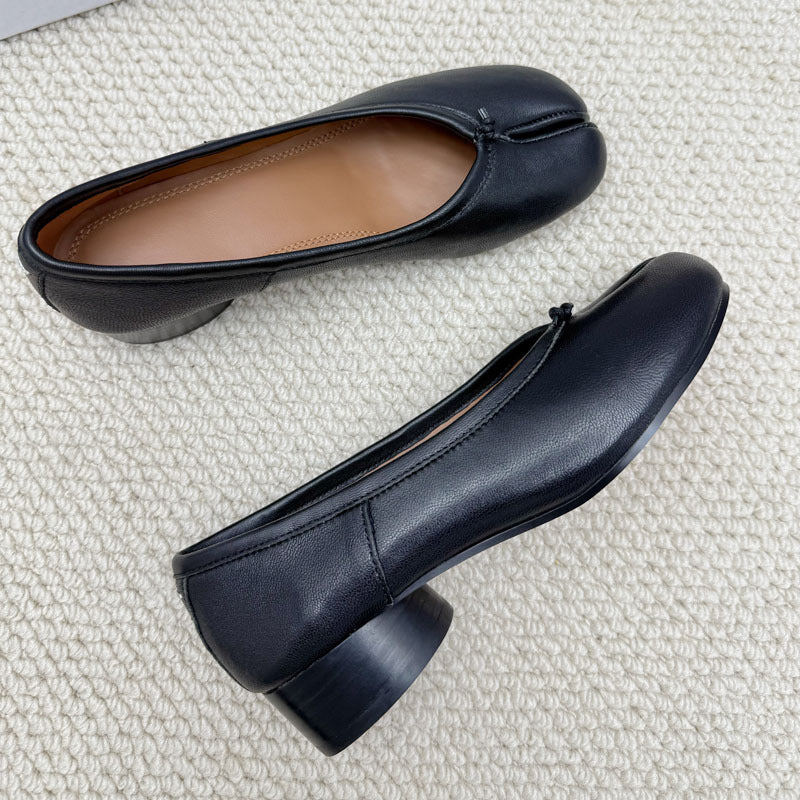 Damen Ballerinas mit schimmerndem Obermaterial und bequemer Passform R&B