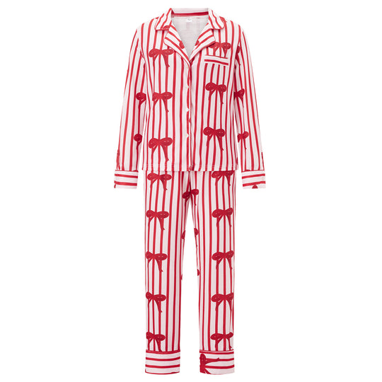 Damen Pyjama mit festlichem Design R&B
