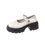 Damen elegante Mary Jane Absatzschuhe mit dekorativem Knopfdetail R&B