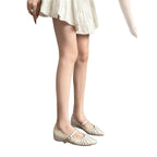 Damen elegante Slingback Ballerinas mit feinem Riemen R&B