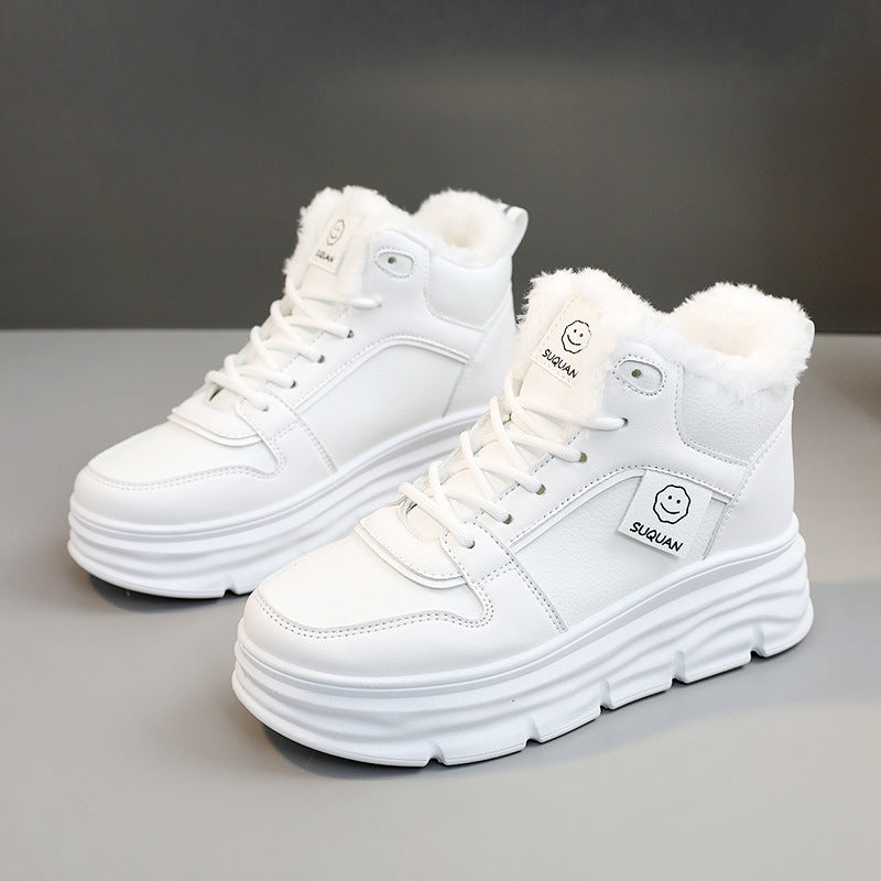 Damen Chunky Winter Sneakers mit kuscheligem Innenfutter und rutschfester Sohle R&B