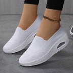Damen Komfortable Slip-On Sneakers mit atmungsaktivem Mesh und dämpfender Sohle