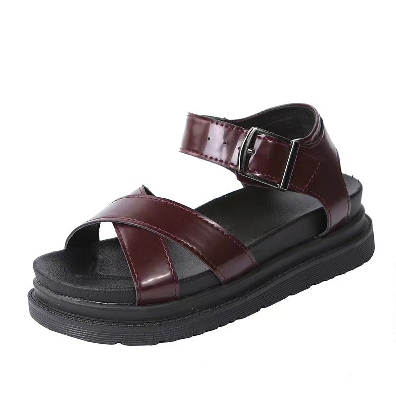 Damen Riemensandalen mit ergonomischem Fußbett und verstellbarem Schnallenverschluss R&B