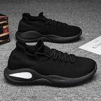 Damen Komfortable Strick-Sneaker mit atmungsaktiver Mesh-Oberfläche