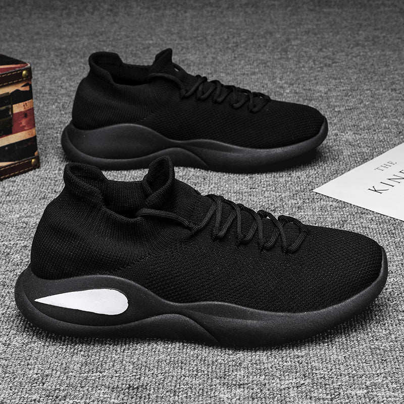 Damen Komfortable Strick-Sneaker mit atmungsaktiver Mesh-Oberfläche