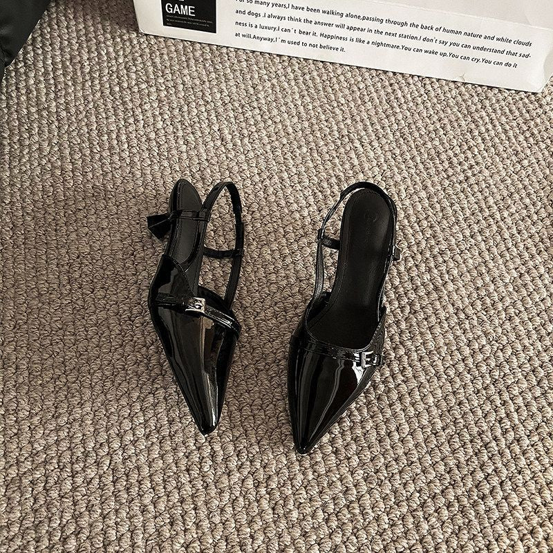 Damen Slingback-Pumps mit elegantem spitzen Design und verstellbaren Riemchen R&B
