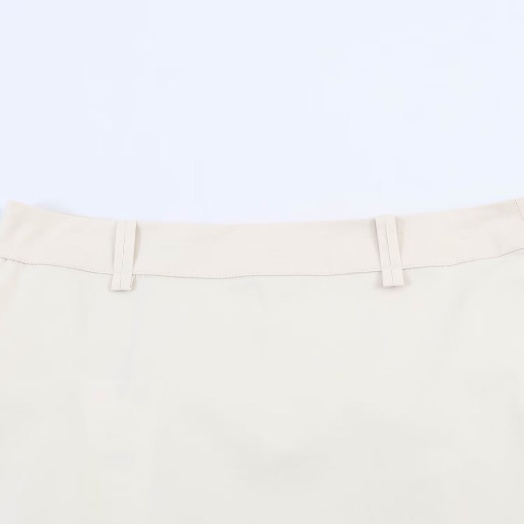 Damen Bleistiftrock mit feiner Spitze und elegantem Bund R&B