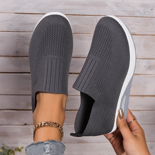 Damen Atmungsaktive Slip-On Sneakers mit erhöhtem Komfort R&B