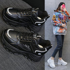 Damen Chunky Sneaker mit stabiler Plattform und atmungsaktivem Obermaterial R&B