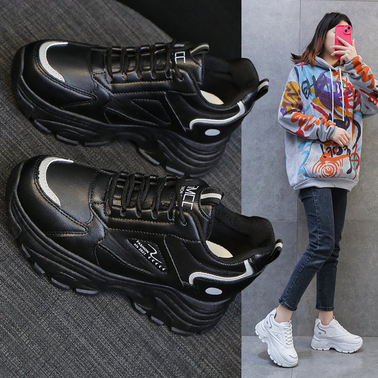 Damen Chunky Sneaker mit stabiler Plattform und atmungsaktivem Obermaterial R&B