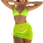 Damen Triangel-Bikini mit Wickelrock R&B