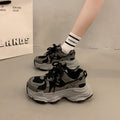 Damen Sportliche Chunky Sneakers mit rutschfester Sohle und atmungsaktivem Obermaterial R&B