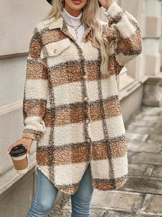 Damen Oversized Shirtjacke R&B