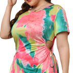 Damen Maxikleid mit elegantem farbverlauf R&B