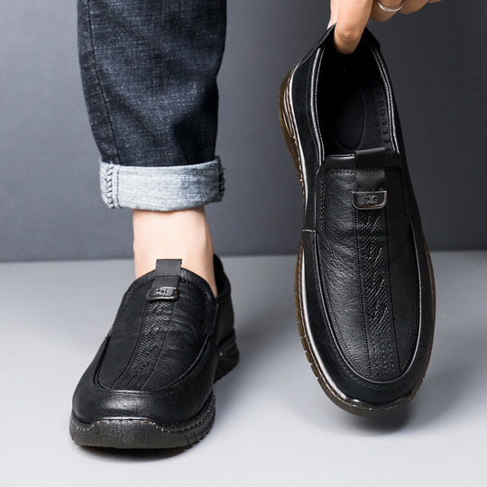 Herren elegante Slipper mit rutschfester Sohle und flexibler Einlage R&B
