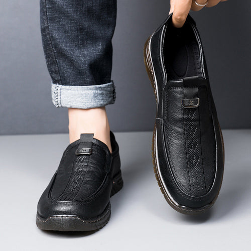 Herren elegante Slipper mit rutschfester Sohle und flexibler Einlage R&B
