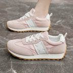 Damen sportliche Sneakers mit atmungsaktiver Mesh-Oberfläche und dämpfendem Sohlenprofil R&B