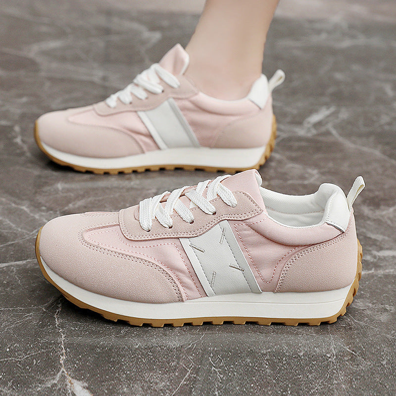 Damen sportliche Sneakers mit atmungsaktiver Mesh-Oberfläche und dämpfendem Sohlenprofil R&B