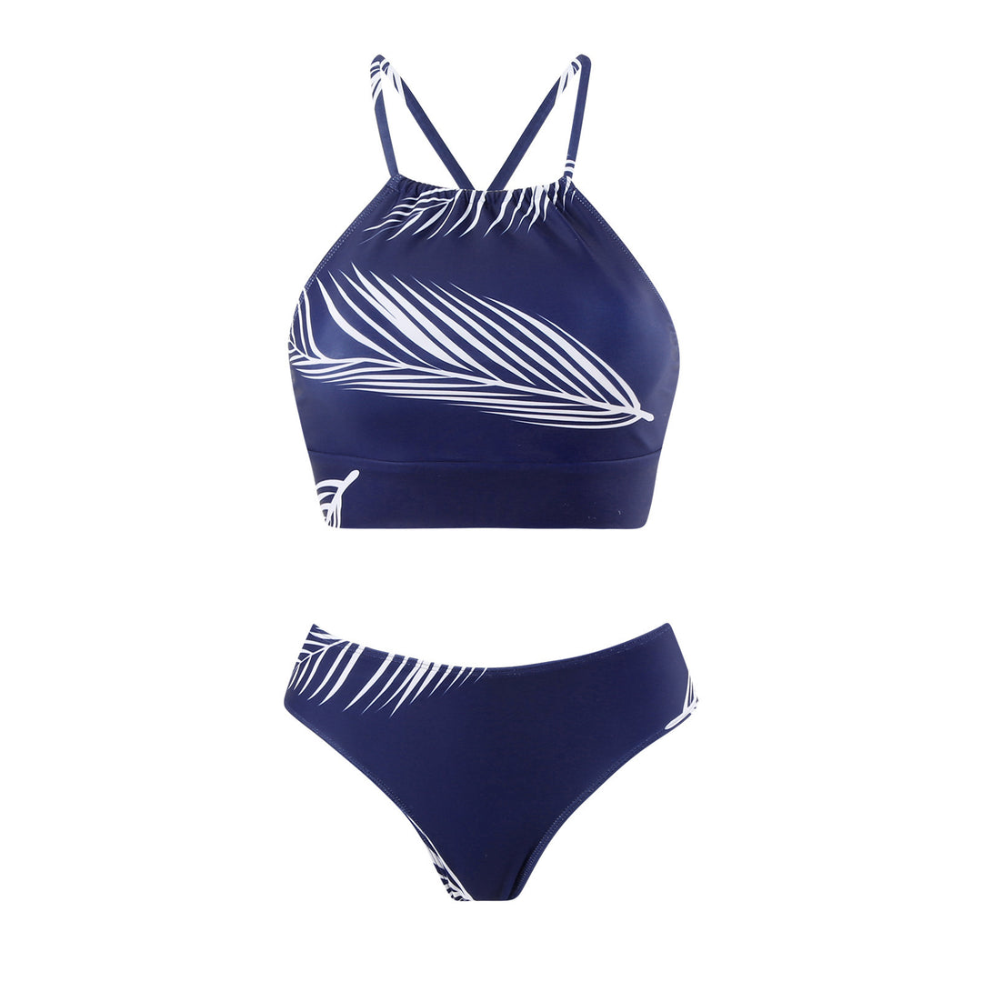 Damen Bikini-Set mit floralem Design und schickem Wickelrock R&B