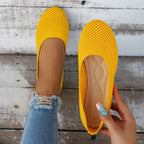 Damen bequeme Slipper aus atmungsaktivem Netzmaterial mit rutschfester Sohle R&B