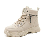 Damen High-Top Winterstiefel mit Warmfutter und rutschfester Sohle R&B