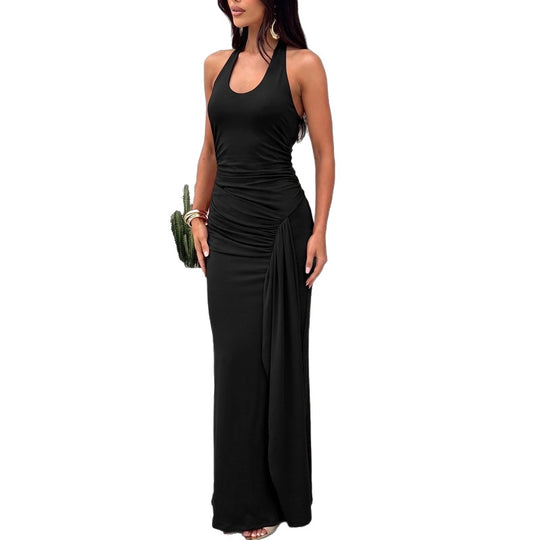 Damen Figurbetontes Maxikleid mit elegantem Raffungselement R&B