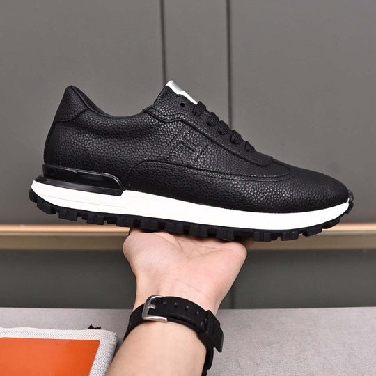 Damen Sportliche Sneakers aus hochwertigem Leder mit rutschfester Laufsohle R&B
