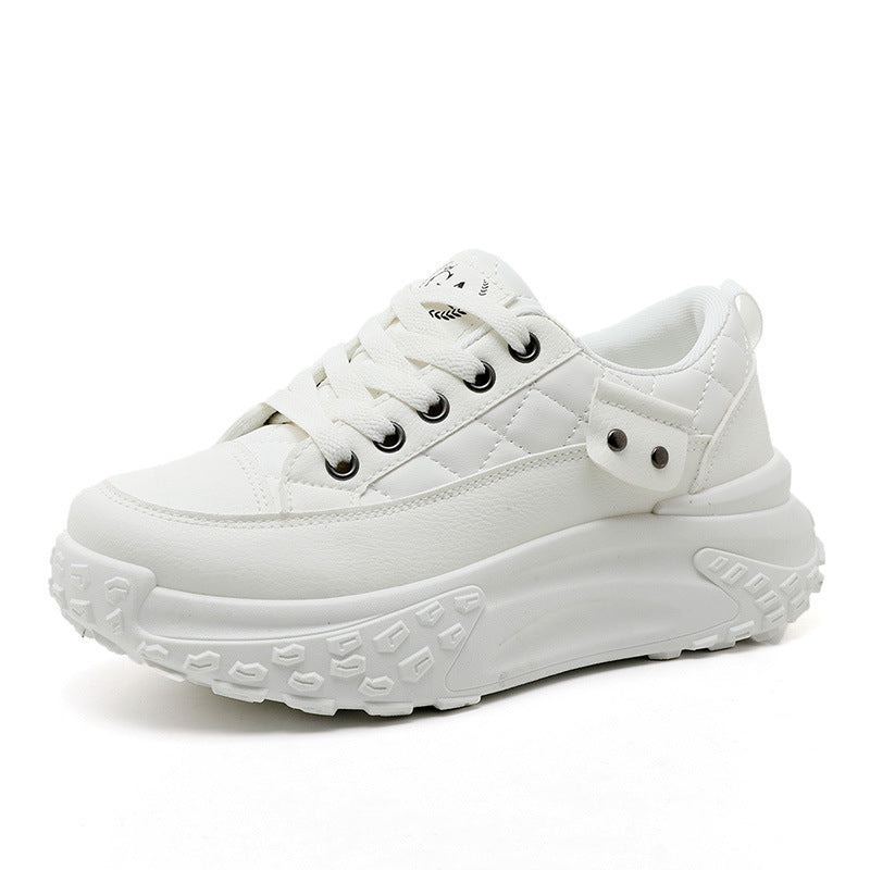 Damen modische Plateau Sneakers mit dämpfendem Sohlenprofil R&B