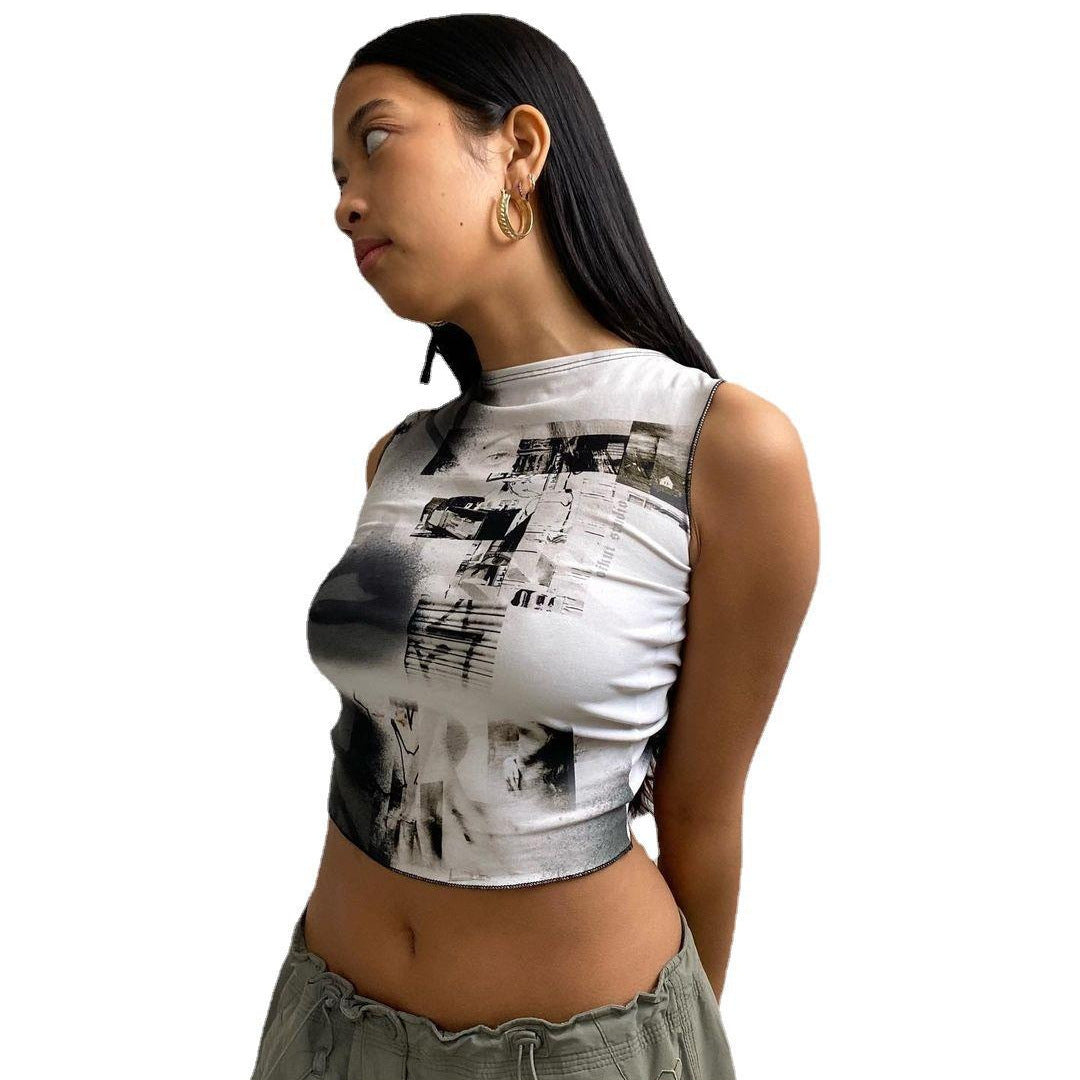 Damen Crop Top R&B