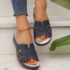 Damen Komfortable Clogs mit modischem Schnitt und anatomischem Fußbett R&B