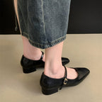 Damen Elegante Ballerinas mit verstellbarem Riemen und komfortabler Innensohle R&B