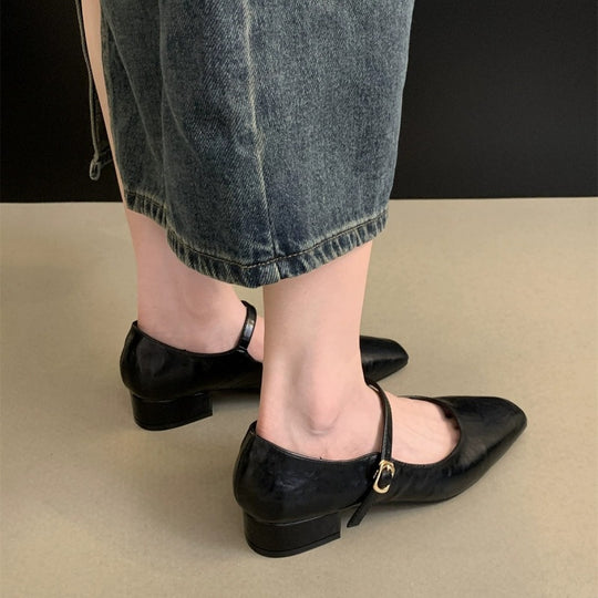 Damen Elegante Ballerinas mit verstellbarem Riemen und komfortabler Innensohle R&B
