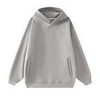 Damen lässiger Kapuzenpullover aus weichem Fleece mit praktischem Schnitt