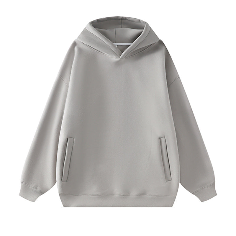 Damen lässiger Kapuzenpullover aus weichem Fleece mit praktischem Schnitt
