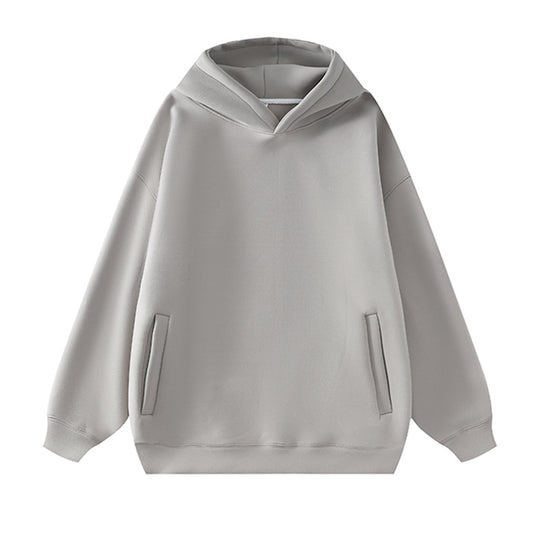 Damen lässiger Kapuzenpullover aus weichem Fleece mit praktischem Schnitt R&B