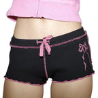 Damen Sportliche Shorts mit hohem Bund R&B