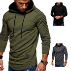 Herren modernes Kapuzenshirt mit strukturierten Ärmeln und trendigem Design R&B