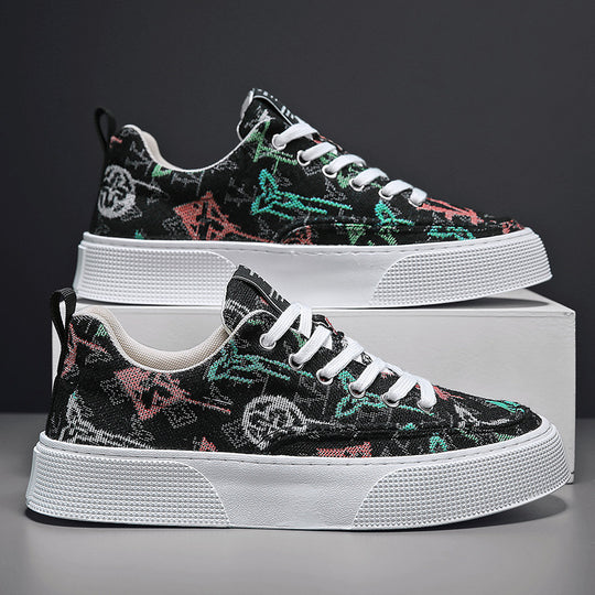 Damen Trendige Sneaker mit einzigartigem Muster R&B