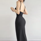 Damen Figurschmeichelndes Midi-Kleid mit dezentem Raffungseffekt R&B