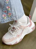 Damen Sportliche Chunky Sneaker mit atmungsaktivem Mesh und bequemer Dämpfung R&B