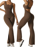 Damen Sportlicher Jumpsuit mit angeschnittenem Schnitt und trendy Cut-Outs R&B